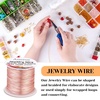 image:image22 Gauge Jewelry Wire Anezus Craft Wire Tarnish Resistant Copper Beading Wire for Jewelry Making Supplies and Crafting Antique Bronze 49 Yards45 MetersRose Gold