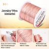 image:image22 Gauge Jewelry Wire Anezus Craft Wire Tarnish Resistant Copper Beading Wire for Jewelry Making Supplies and Crafting Antique Bronze 49 Yards45 MetersRose Gold