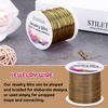 image:image22 Gauge Jewelry Wire Anezus Craft Wire Tarnish Resistant Copper Beading Wire for Jewelry Making Supplies and Crafting Copper 49 Yards45 MetersAntique Bronze