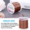 image:image22 Gauge Jewelry Wire Anezus Craft Wire Tarnish Resistant Copper Beading Wire for Jewelry Making Supplies and Crafting Copper 49 Yards45 MetersCopper