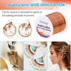 image:image22 Gauge Jewelry Wire Anezus Craft Wire Tarnish Resistant Copper Beading Wire for Jewelry Making Supplies and Crafting Copper 49 Yards45 MetersCopper