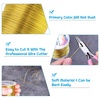 image:image22 Gauge Jewelry Wire Anezus Craft Wire Tarnish Resistant Copper Beading Wire for Jewelry Making Supplies and Crafting Copper 49 Yards45 MetersGold