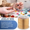 image:image22 Gauge Jewelry Wire Anezus Craft Wire Tarnish Resistant Copper Beading Wire for Jewelry Making Supplies and Crafting Copper 49 Yards45 MetersKC Gold