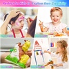 image:image30Pcs Paint Brushes Anezus Round Paint Brushes for Kids Classroom Toddlers Paint Brush Set for Touch Up Preschool Daycare Washable Acrylic Paint Pumpkin PaintingRound