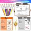 image:image30Pcs Paint Brushes Anezus Round Paint Brushes for Kids Classroom Toddlers Paint Brush Set for Touch Up Preschool Daycare Washable Acrylic Paint Pumpkin PaintingRound