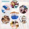 image:image50 Pcs Flat Paint Brushes for Touch Up Anezus Small Paint Brushes for Classroom Craft Brushes for Acrylic Watercolor Face Paintingflat