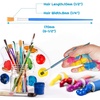 image:image50 Pcs Flat Paint Brushes for Touch Up Anezus Small Paint Brushes for Classroom Craft Brushes for Acrylic Watercolor Face Paintingflat