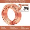 image:imageAluminum Wire Anezus 9 Gauge Bendable Metal Armature Aluminum Craft Wire for Wreath Making Beading Floral Silver 3 mm 50 Feet15m9 Gauge 3 mm