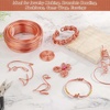 image:imageAluminum Wire Anezus 9 Gauge Bendable Metal Armature Aluminum Craft Wire for Wreath Making Beading Floral Silver 3 mm 50 Feet15m9 Gauge 3 mm