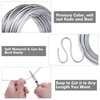 image:imageAluminum Wire Anezus 9 Gauge Bendable Metal Armature Aluminum Craft Wire for Wreath Making Beading Floral Silver 3 mm 50 Feet15m9 Gauge 3 mm