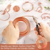 image:imageAluminum Wire Anezus 9 Gauge Bendable Metal Armature Aluminum Craft Wire for Wreath Making Beading Floral Silver 3 mm 50 Feet15m9 Gauge 3 mm