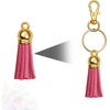 image:imageAnezus 100Pcs Craft Tassel Set  50 Tassels 25 Lobster Clasp Keychains 25 Rings for Acrylic Keychains Gold