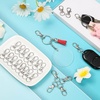 image:imageAnezus 100Pcs Key Chain Clip Hooks Swivel Lanyard Snap Hook Keychain Hooks for Lanyard Key Rings Crafting