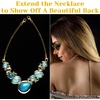 image:imageAnezus 10Pcs Necklace and Bracelet Extenders Silver Chain Extenders for Jewelry Making Assorted SizesGold