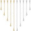 image:imageAnezus 10Pcs Necklace and Bracelet Extenders Silver Chain Extenders for Jewelry Making Assorted SizesSilver and Gold