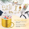 image:imageAnezus 12 Gauge Aluminum Wire 100 Feet  2mm Metal Armature Bendable Sculpting Wire for Crafts Wreath Making Jewelry Making Beading Floral Silvergold