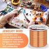 image:imageAnezus 16 Gauge Jewelry Wire 11 Yards Craft Wire Tarnish Resistant Copper Wire for Jewelry Making Wire Wrapping and CraftingSilverCopper