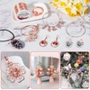 image:imageAnezus 16 Gauge Jewelry Wire 11 Yards Craft Wire Tarnish Resistant Copper Wire for Jewelry Making Wire Wrapping and CraftingSilverRose Gold