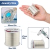 image:imageAnezus 16 Gauge Jewelry Wire 11 Yards Craft Wire Tarnish Resistant Copper Wire for Jewelry Making Wire Wrapping and CraftingSilverSilver