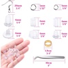 image:imageAnezus 1900 Pcs Earring Making Kit with Jewelry Hooks Fish Hook Earrings Backs Jump Rings for Repair Gifts