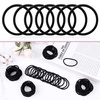 image:imageAnezus 200 Pcs Black Elastics Hair Ties Small Bulk Hair Ties Hair Bands 4mmBlack