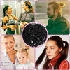 image:imageAnezus 200 Pcs Black Elastics Hair Ties Small Bulk Hair Ties Hair Bands 4mmBlack