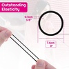 image:imageAnezus 200 Pcs Black Elastics Hair Ties Small Bulk Hair Ties Hair Bands 4mmBlack