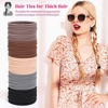 image:imageAnezus 200 Pcs Black Elastics Hair Ties Small Bulk Hair Ties Hair Bands 4mmNeutral