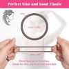 image:imageAnezus 200 Pcs Black Elastics Hair Ties Small Bulk Hair Ties Hair Bands 4mmNeutral