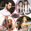 image:imageAnezus 200 Pcs Black Elastics Hair Ties Small Bulk Hair Ties Hair Bands 4mmNeutral