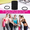 image:imageAnezus 250 Pcs Black Elastics Small Hair Ties Elastics Small Hair Rubber Bands Accessories Ponytail Holders for Women Girls Baby Toddlers Men with Thick Straight Curly Hair 3 mm