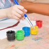 image:imageAnezus 30 Kids Paint Brushes Set with Jumbo Round Watercolor and Large Flat Craft Brushes