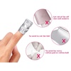 image:imageAnezus 300pcs Nail Foil Wraps Gel Polish Remover Wraps Gel Nail Remover Pads Kit with Cuticle Pusher and Cutter Triangle Cuticle Nail Pusher Nail Files for Gel Polish Removal