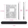 image:imageAnezus 300pcs Nail Foil Wraps Gel Polish Remover Wraps Gel Nail Remover Pads Kit with Cuticle Pusher and Cutter Triangle Cuticle Nail Pusher Nail Files for Gel Polish Removal
