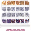 image:imageAnezus 3620Pcs Nail Art Rhinestones Gems Accessories for Nails Design Decoration