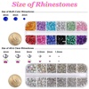 image:imageAnezus 4728Pcs Nail Gems with Crystals Rhinestones Jewls Pickup Tool Pen for Nails Nail Art Supplies Diamond Stones for Nails Decoration Makeup Clothes Shoes