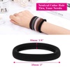 image:imageAnezus 50 Pcs Thick Black Hair Ties Large Hair Elastics Bulk Hair Ties Stretch Hair Bands Ponytail Holders for Thick Heavy and Curly Hair Neutral ColorsNeutral