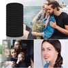image:imageAnezus 50 Pcs Thick Black Hair Ties Large Hair Elastics Bulk Hair Ties Stretch Hair Bands Ponytail Holders for Thick Heavy and Curly Hair Neutral ColorsBlack