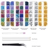 image:imageAnezus 6800Pcs Nail Art Rhinestones Nail Stone Gems Design Kit with Pickup Tools for Nail Art Supplies Accessories
