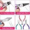 image:imageAnezus 7 Pc Jewelry Tools Set  Pliers Wire Cutters amp Craft Wire for Jewelry Repair amp Making