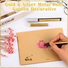 image:imageAnezus 754pcs Sealing Kit with Wax Beads Stamp Warmer Vintage Envelopes Metallic Pen for Letter Sealing Invitations Crafts