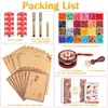 image:imageAnezus 754pcs Sealing Kit with Wax Beads Stamp Warmer Vintage Envelopes Metallic Pen for Letter Sealing Invitations Crafts