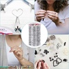 image:imageAnezus Bendable Craft Metal Wire  540 Feet 18 Gauge Flexible Beading Wire for Wreath Making Jewelry Making Floral Silver 1mm18 Gauge1 mm