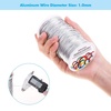 image:imageAnezus Bendable Craft Metal Wire  540 Feet 18 Gauge Flexible Beading Wire for Wreath Making Jewelry Making Floral Silver 1mm18 Gauge1 mm Pack of 2