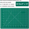 image:imageAnezus Craft Knife Precision Cutter and Self Healing Cutting Craft Mat Hobby Knife Set with 30 PCS Knife for Art Hobby Craft Scrapbooking StencilAgreen