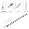 image:imageAnezus Craft Knife Precision Cutter and Self Healing Cutting Craft Mat Hobby Knife Set with 30 PCS Knife for Art Hobby Craft Scrapbooking StencilAgreen