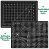 image:imageAnezus Craft Knife Precision Cutter and Self Healing Cutting Craft Mat Hobby Knife Set with 30 PCS Knife for Art Hobby Craft Scrapbooking StencilC Black