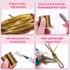 image:imageAnezus Craft Wire  Tarnish Resistant Copper Beading Wire for Jewelry Making Supplies Black 18 GaugeAntique Bronze