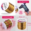 image:imageAnezus Craft Wire  Tarnish Resistant Copper Beading Wire for Jewelry Making Supplies Black 18 GaugeAntique Bronze