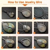image:imageAnezus Craft Wire  Tarnish Resistant Copper Beading Wire for Jewelry Making Supplies Black 18 GaugeBlack